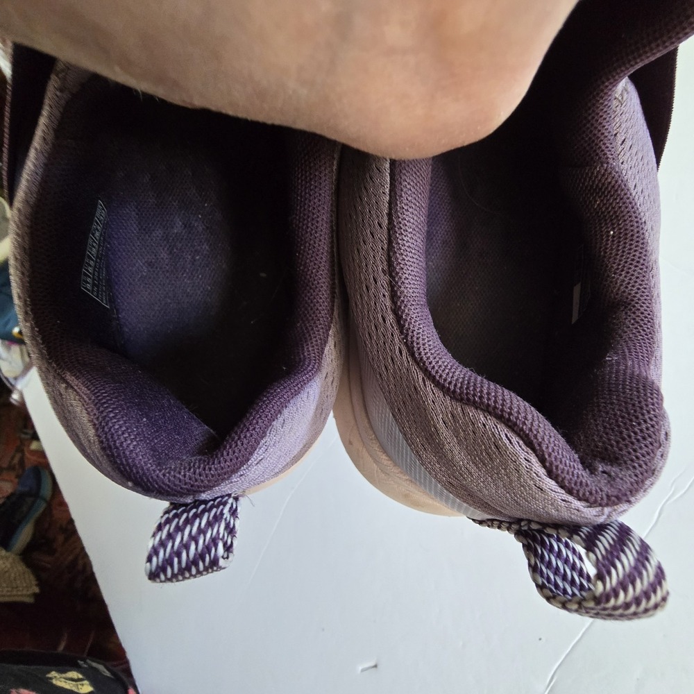 Skechers Goga Mat Air Cooled Ultra Flight‎ Plum Sneakers Womens 9.5 SN 128103 - Picture 8 of 11